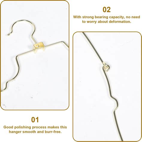 MAGICLULU Colgador De Bikini Con Forma De Cuerpo Perchas De Alambre De Metal Perchas Para Trajes