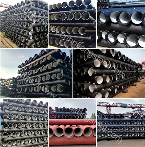 K Ductile Iron Pipe With Bitumen Coating Outside High Quality K