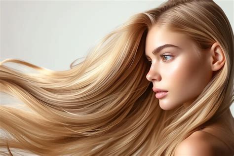Blonde Hair Model Premium AI Generated Image