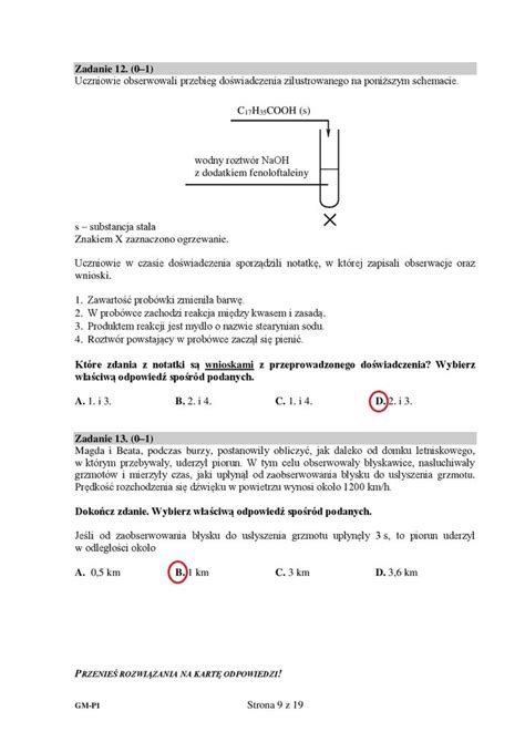 Egzamin gimnazjalny 2019 Część przyrodnicza ARKUSZ i ODPOWIEDZI RMF 24