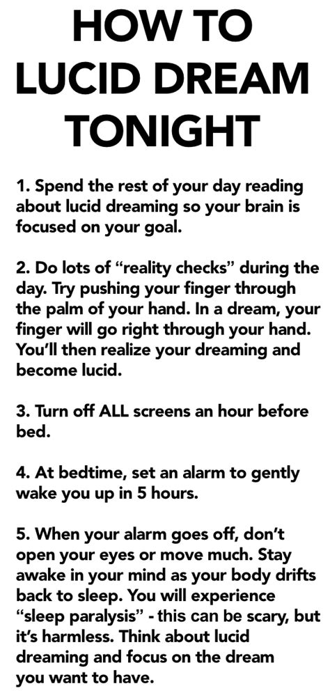 How To Lucid Dream Tonight Lucid Dreaming Lucid Dreaming Techniques Lucid Dreaming Tips