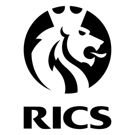 rics logo black  white  brands logos