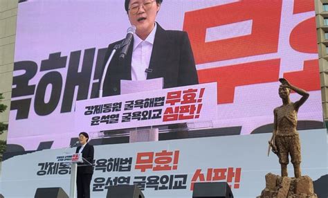 강제동원 굴욕해법 강행 규탄 일본의 사죄배상 촉구 2차 범국민대회 개최 정의기억연대 활동보고