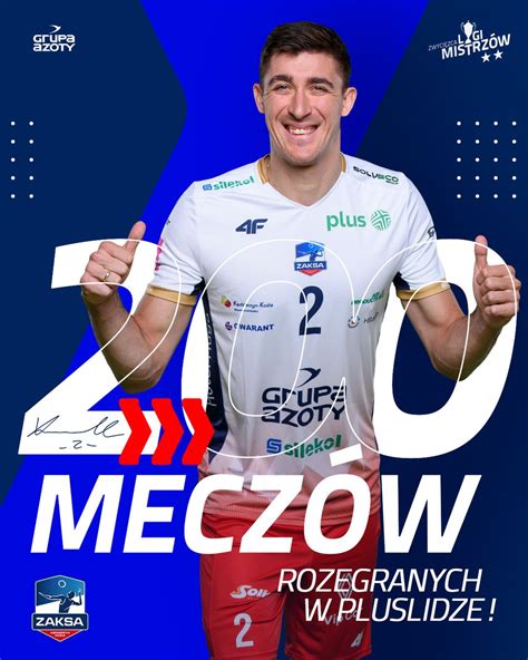 Grupa Azoty Zaksa K Dzierzyn Ko Le On Twitter Dzisiejszy Mecz