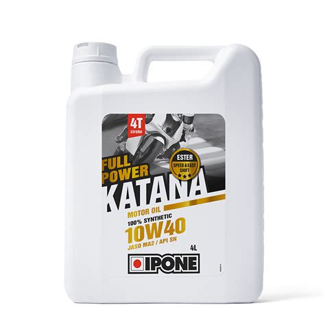 Huile Moteur Ipone Full Power Katana 10W40 4 Litres