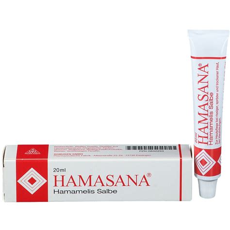 Hamasana Hamamelis Salbe G Shop Apotheke