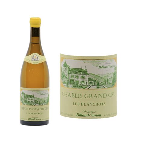 Chablis Grand Cru Blanchot 2021 Domaine Billaud Simon Chablisien