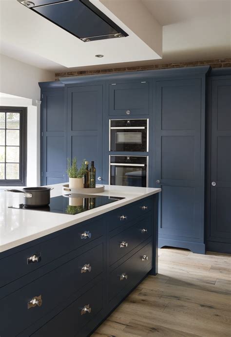 Dark Blue Shaker Kitchen Luxury Fitted Kitchens Tom Howley Luxury