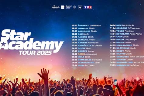 Star Academy Tour Les Premi Res Dates De La Tourn E D J