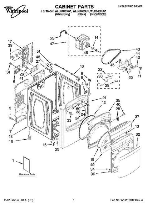 Wiring Diagrams For Whirlpool Dryer