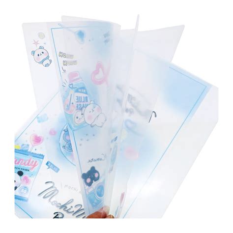 Mochi Panda Blue Index File Folder Kawaii Panda Making Life Cuter