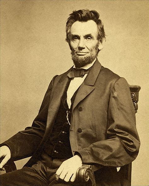 President Abraham Lincoln 1864 Seated Portrait Photo Print For Sale