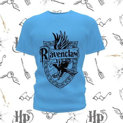 Camiseta Harry Potter Hogwarts Ravenclaw Corvinal Unissex Shopee Brasil