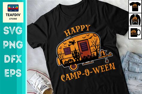 Happy Camp O Ween Camping Halloween Svg Graphic By Teafdiv Creative