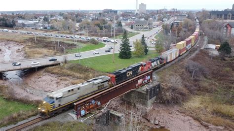 Awesome Aerial K View Nice Lashup Inspection Car On Long Stack