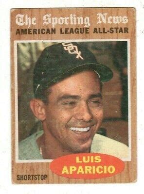 Topps Luis Aparicio Chicago White Sox Vg Excellent