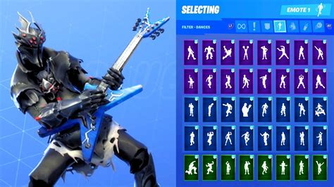 Spider Knight Skin Showcase With All Fortnite Dances And Emotes Youtube