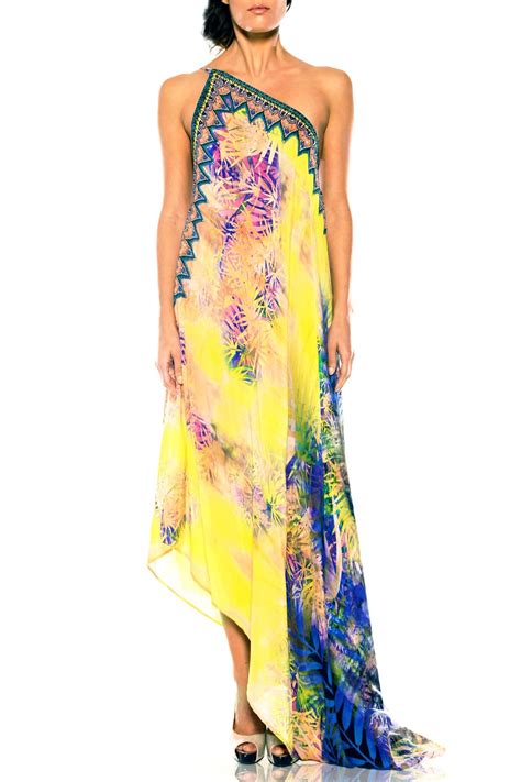 Yellow Designer Maxi Dresses Long Designer Dresses Shahida Parides