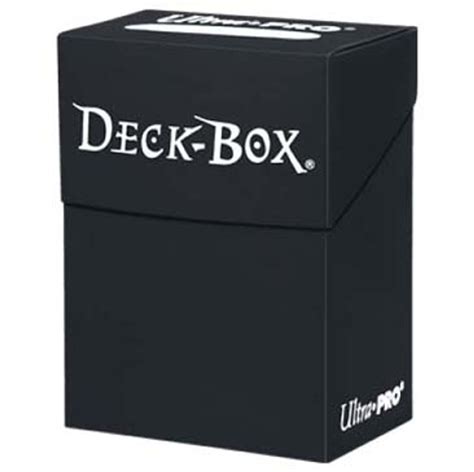 Deck Box Black Ultra Pro Deck Boxes Deck Boxes