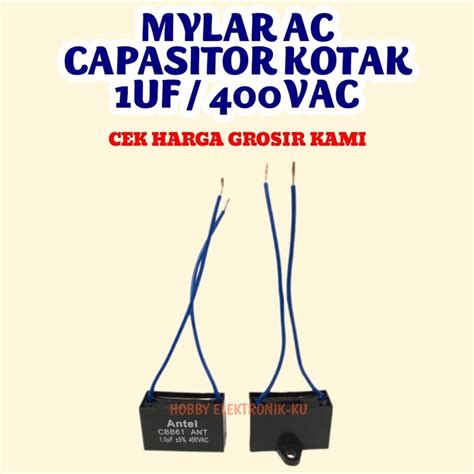 Jual Mylar Ac Fan Capasitor Kotak Uf Vac Vac Shopee Indonesia