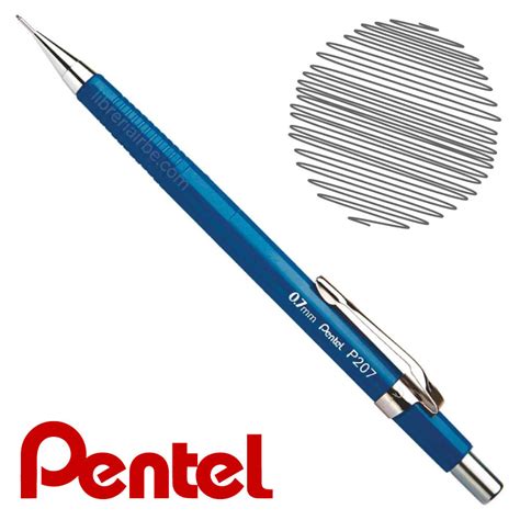 Portaminas 0 7 mm Pentel Sharp P207 Azul Librería IRBE Bolivia