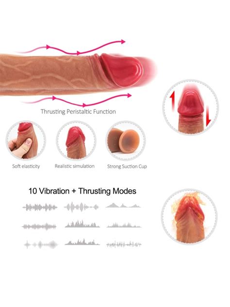 Realistic Dildo Vibrator With Vibrating Modes For Women Dildos Sex