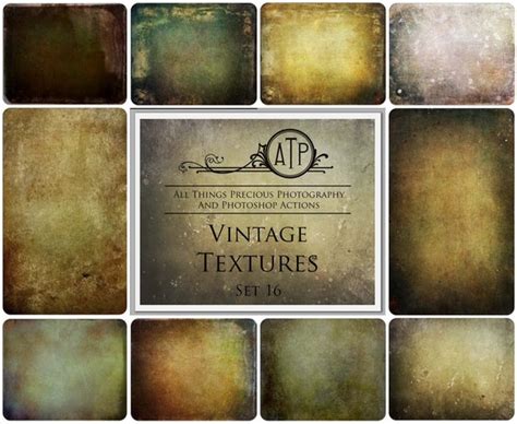 10 Fine Art Textures Vintage Set 16 Photography Scrapbooking