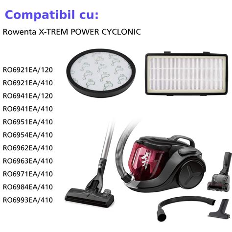 Set Filtre Praf De La Paa Home Compatibile Cu Aspiratorul Rowenta X