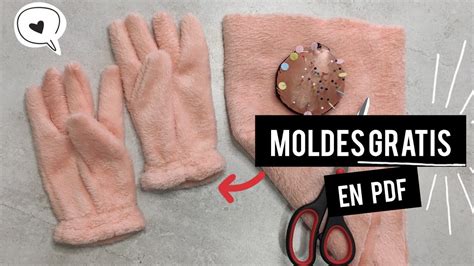 COMO hacer GUANTES TUTORIAL MOLDE descargable GRATIS NOTICIÓN