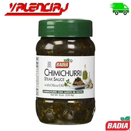 BADIA SALSA CHIMICHURRI ADEREZO PARA CARNES 226 GRS VALENCIAJ SAS