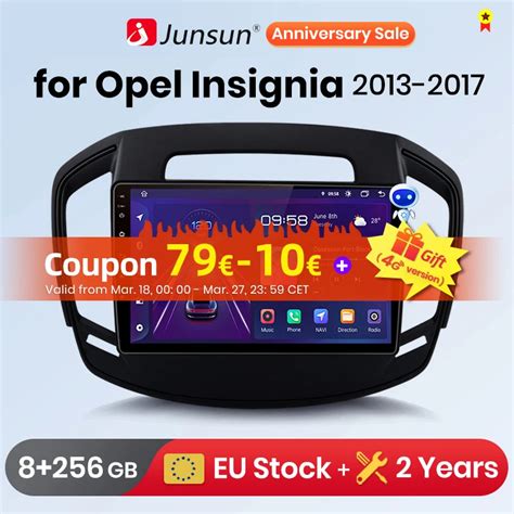 Junsun V Plus Car Radio For Opel Insignia Wireless Carplay