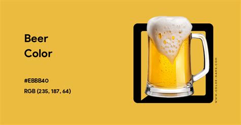 Beer Color Hex Code Is Ebbb40