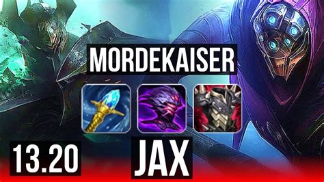 Morde Vs Jax Top Comeback 1 8m Mastery 500 Games Euw Master