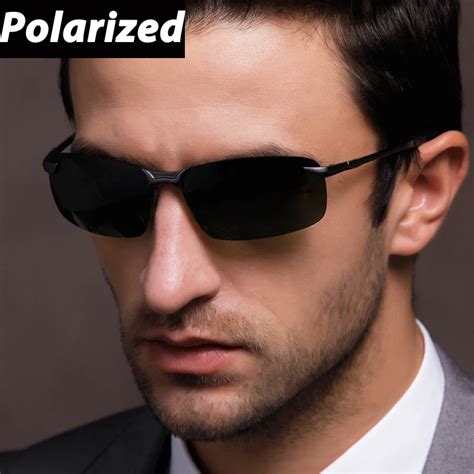 Buy Male Anti Uv 400 Polarized Sunglasses Car Driver