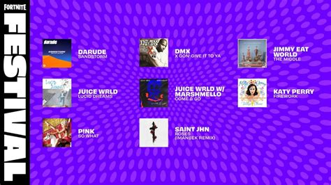 Latest Fortnite Festival Songs Add Juice Wrld And Others To The Game