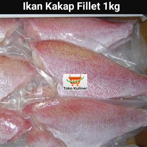 Jual Ikan Kakap Fillet Kg Shopee Indonesia