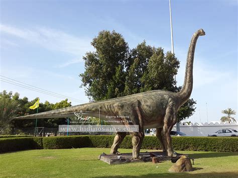 AD 0009 17 Realistic Animatronic Brachiosaurus Statue