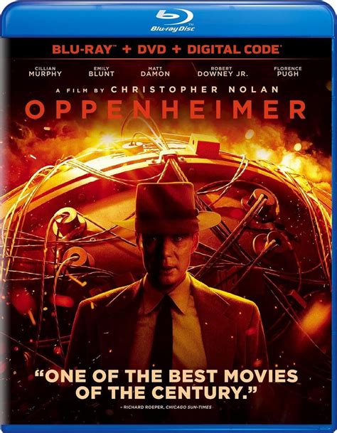 Oppenheimer Blu Ray Dvd Digital Cillian Murphy