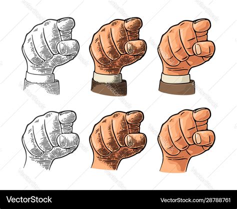 Pointing Finger At Viewer From Front Royalty Free Vector