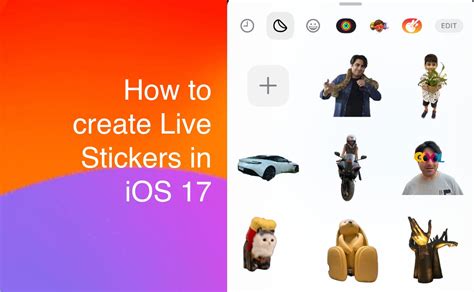 How To Create Live Stickers On Iphone With Ios 17 It基礎