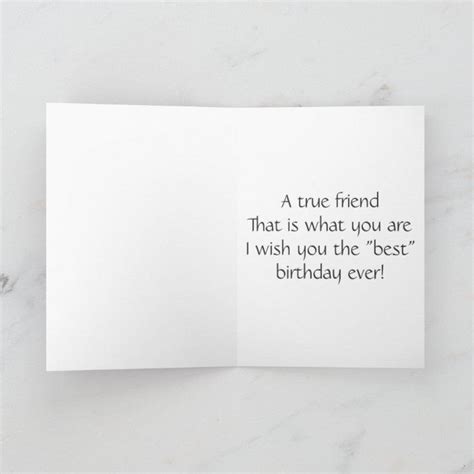 TRUE FRIENDSHIP ***HAPPY BIRTHDAY**** CARD | Zazzle | True friendship ...