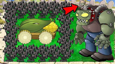 Doom Cob Cannon Threepeater Vs Dr Zomboss Plants Vs Zombies