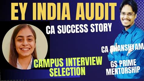 Statutory Audit Interview Questions Answers L CA Success Story Cajobs