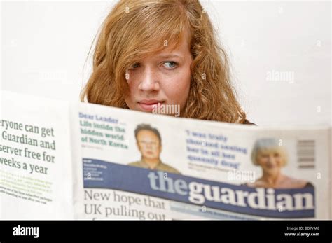 Teenager Reading National Newspaper Hi Res Stock Photography And Images