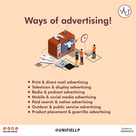 Unifiellp On Twitter Choose The Advertising Method That Aligns With