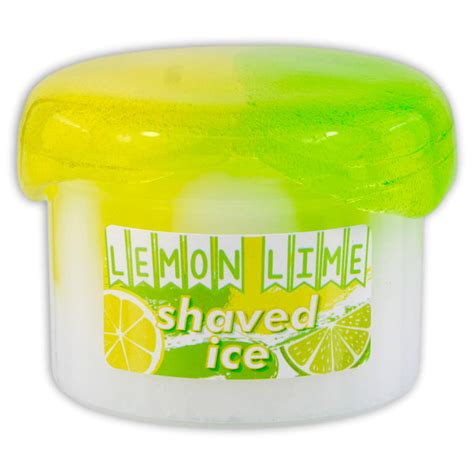 Lemon Lime Shaved Ice Icee Slime Shop Slime Dope Slimes