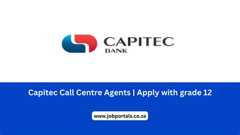 Capitec Call Centre Agents Apply With Grade 12 JOBPORTALS CO ZA