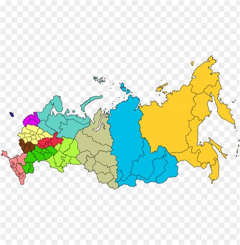 Russia Map Transparent