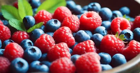 Health Benefits Of Raspberries And Blueberries Restaurants Hall Of Fame