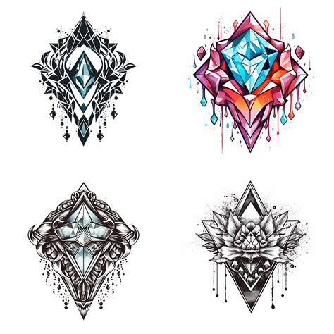 Diamond Tattoo Small Diamond Tattoos Outline, Simple, Design Tattoo ...